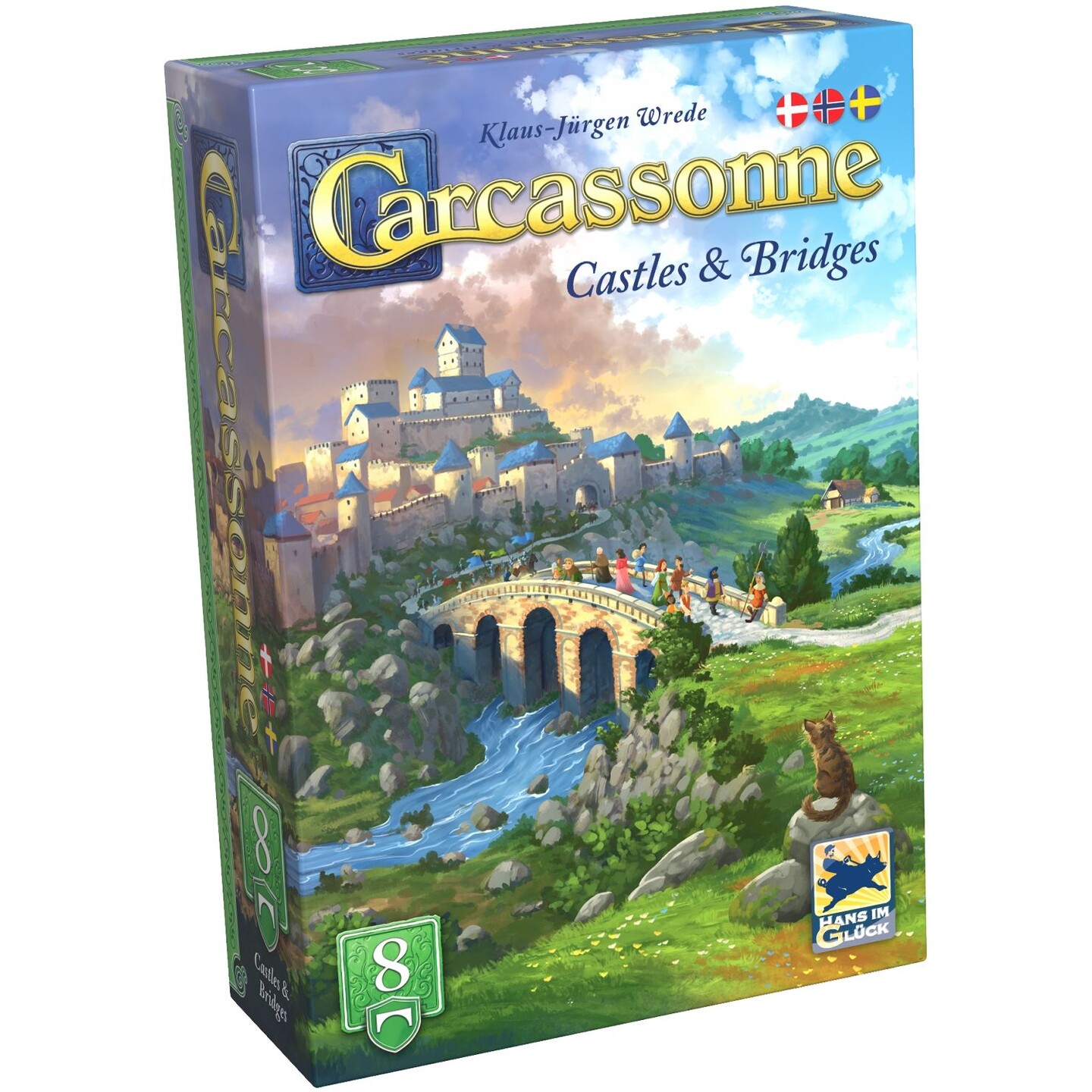 Carcassonne Castles & Bridges Expansion Norsk utgave