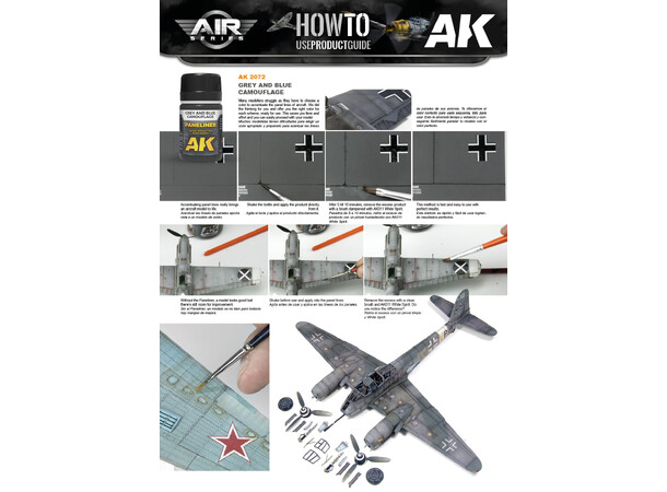 AK Panel Liner - Grey And Blue 35ml 