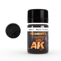 AK Pigments Burnt Jet Engine 