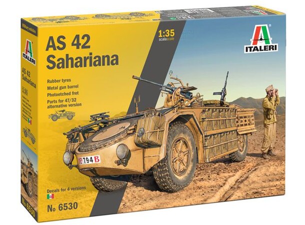AS 42 Sahariana Italeri 1:35 Byggesett 