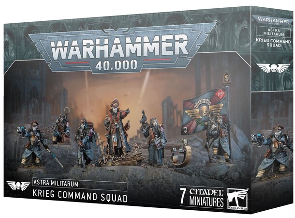 Astra Militarum Krieg Command Squad Warhammer 40K 