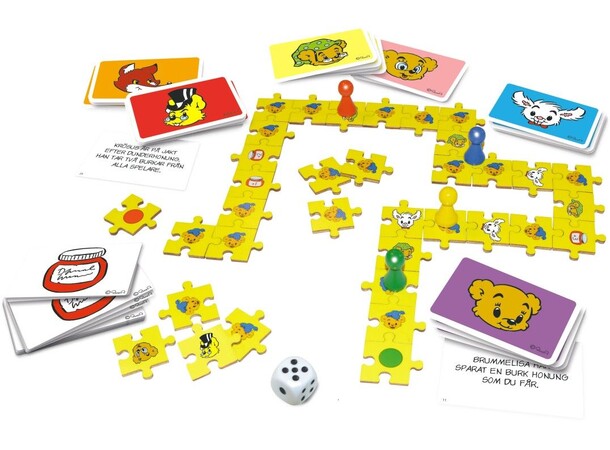 Bamse Honungs jakt Brädspel Svenskt utgåva 