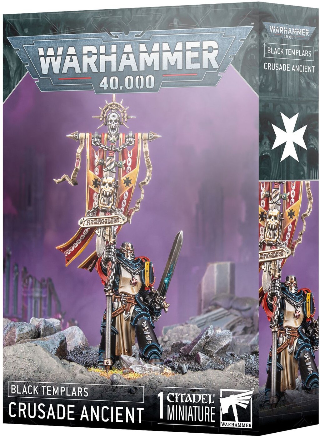 Dadi Warhammer 40K Black Templars - 10ª Edizione - Games Workshop