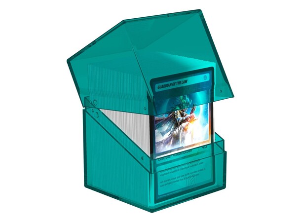 Boulder 100+ Clear Malachite Ultimate Guard Card Box 