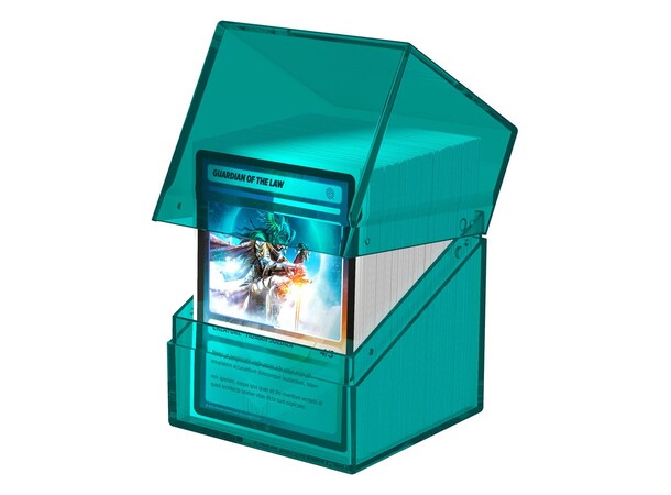 Boulder 100+ Clear Malachite Ultimate Guard Card Box 