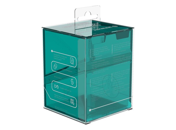 Boulder 100+ Clear Malachite Ultimate Guard Card Box 