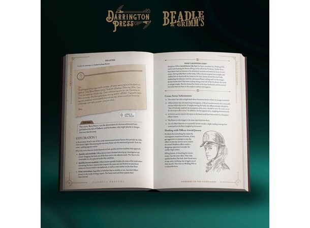 Candela Obscura RPG Assignment Book Horrors of the Fairelands 