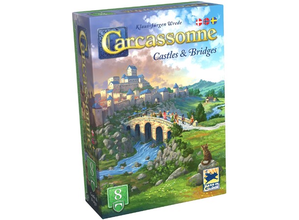 Carcassonne Castles & Bridges Expansion Norsk utgave 