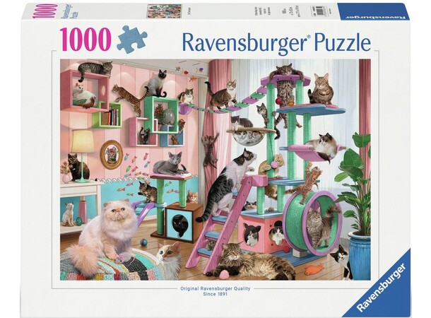 Cat Tree Heaven 1000 bitar Pussel Ravensburger Puzzle 