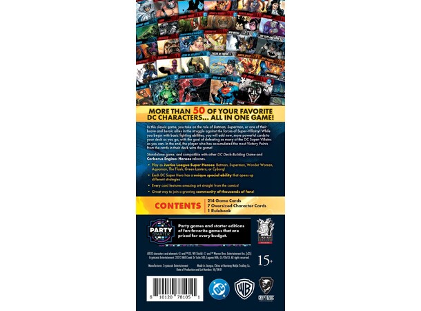DC Deck-Building Game Brettspill Party/Starter Edition 