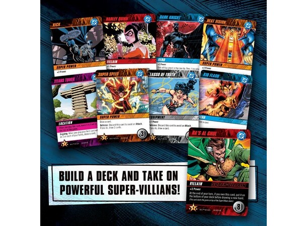 DC Deck-Building Game Brettspill Party/Starter Edition 