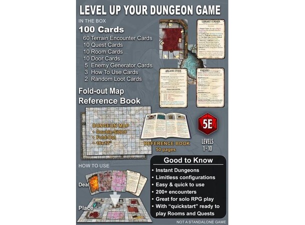 D&D 5E Dungeon Designers Deck 