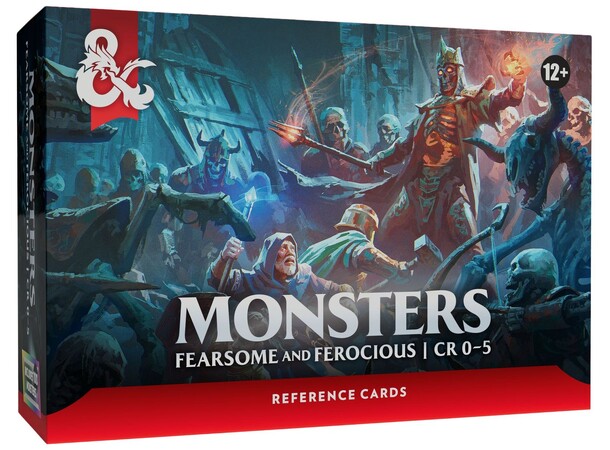 D&D Monsters Fearsome & Ferocious Dungeons & Dragons Reference Cards 