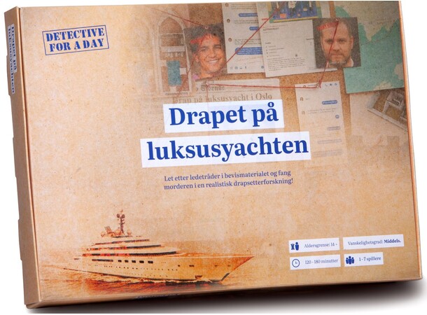 Detective for a Day Luksusyachten Drapet på Luksusyachten 