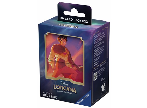 Disney Lorcana Deck Box Aladdin