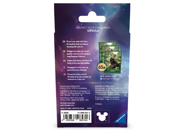 Disney Lorcana Sleeves Ursula 