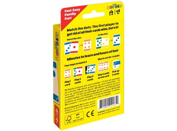 Dots It Kortspill Norsk utgave 