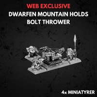 Dwarfen Mountain Holds Bolt Thrower Warhammer The Old World