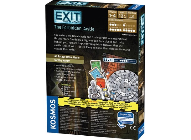 EXIT The Forbidden Castle Brettspill 