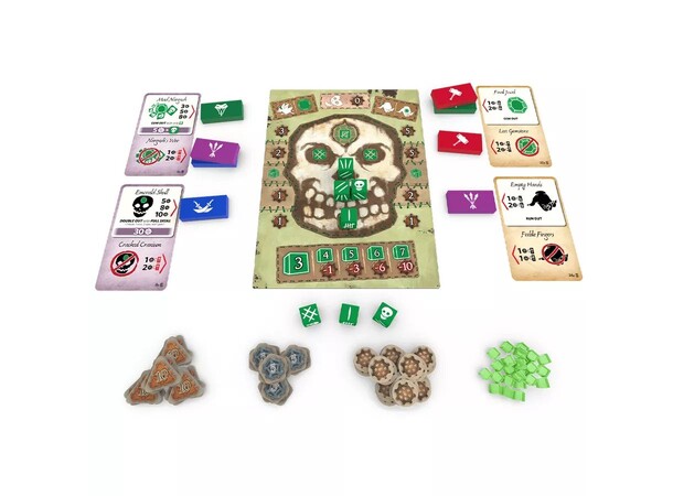 Emerald Skulls Brettspill 