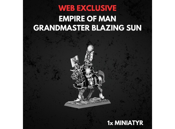 Empire of Man Grandmaster Blazing Sun Warhammer The Old World 