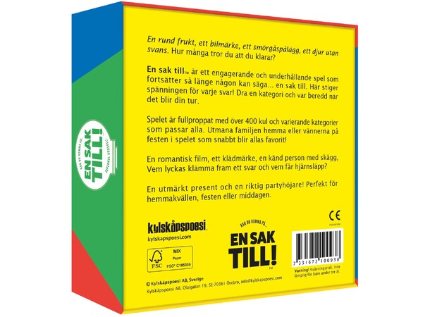 En sak till - SVENSK 