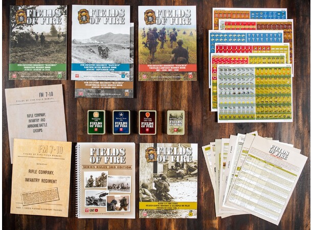 Fields of Fire Brettspill Deluxe Edition 