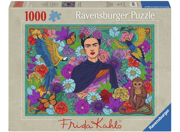 Frida Kahlo 1000 biter Puslespill Ravensburger Puzzle 