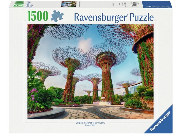 Garden by the Bay Singapore 1500 biter Ravensburger Puzzle Puslespill 