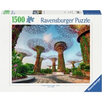 Garden by the Bay Singapore 1500 biter Ravensburger Puzzle Puslespill