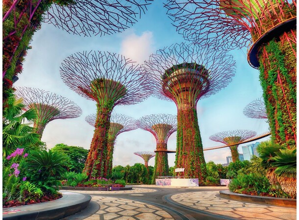 Garden by the Bay Singapore 1500 biter Ravensburger Puzzle Puslespill 