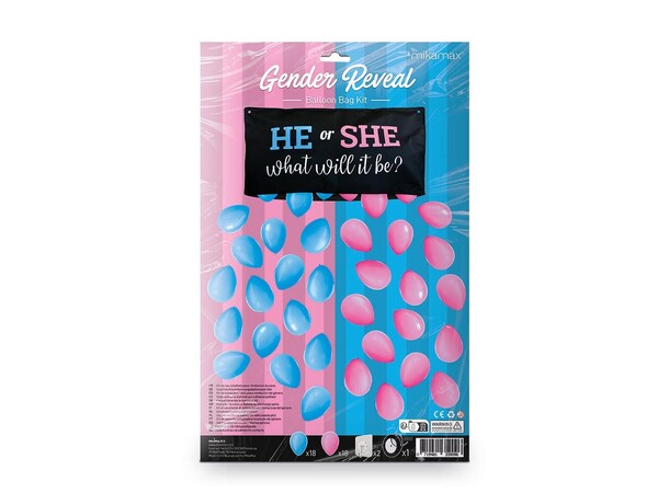 Gender Reveal Balloon Bag Kit 
