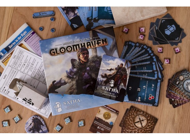 Gloomhaven Satha Mayor of Frosthaven Mercenary Pack 