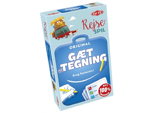 Gæt En Tegning Rejsespil - DANSK 