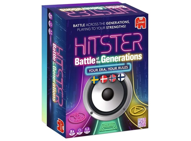 Hitster Battle of Generations Partyspill Norsk utgave 