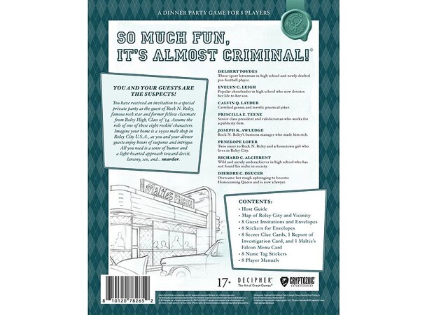 How to Host a Murder Brädspel Class of 54 