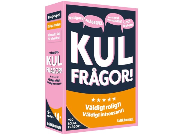 Kul frågor Partyspel Svensk utgåva 