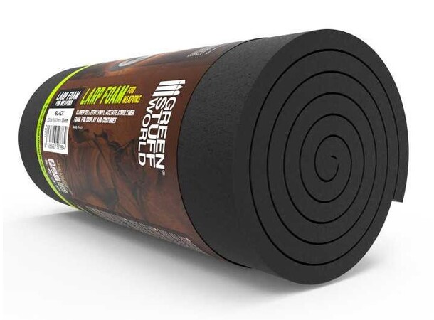 LARP Foam for Weapons - Black (Soft) Green Stuff World 
