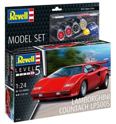 Lamborghini Countach LP500S Starter Set Revell 1:24 Byggesett