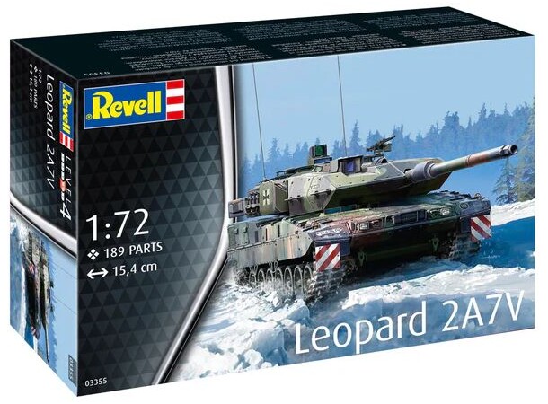 Leopard 2A7V Revell 1:72 Byggesett 
