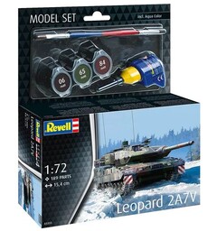 Leopard 2A7V Starter Set Revell 1:72 Byggesett