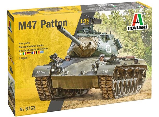M47 Patton Italeri 1:35 Byggesett 
