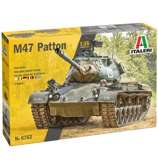 M47 Patton Italeri 1:35 Byggesett