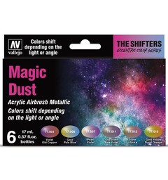 Magic Dust Paint Set - For Airbrush Vallejo Eccentric Colors