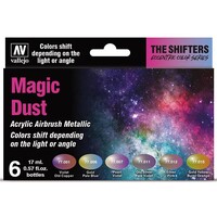 Magic Dust Paint Set - For Airbrush Vallejo Eccentric Colors
