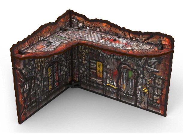 Matched Play Small L-Shaped Ruin Orks Pre-Painted - Green Stuff World 
