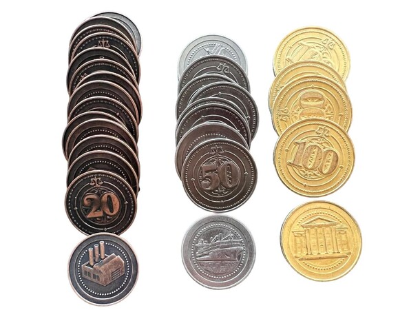 Metal Coins Industrial - 30 st 