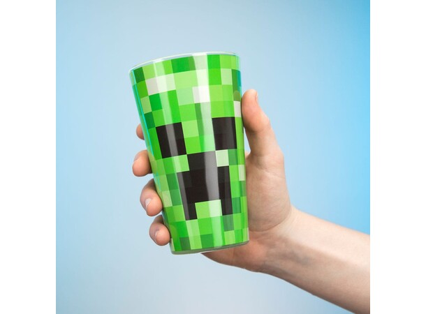 Minecraft Dryckesglas Creeper 0,4 liter 