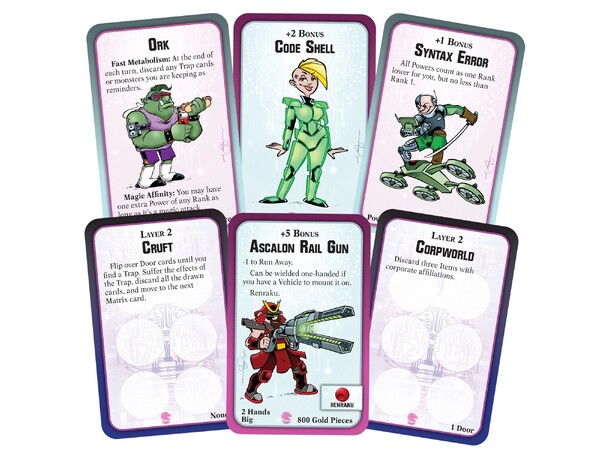 Munchkin Shadowrun Hack the Future Exp Utvidelse til Munchkin Shadowrun 