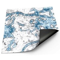 Neoprene Mat 4x4 Blizzard Hollows Green Stuff World - 120 x 120 cm